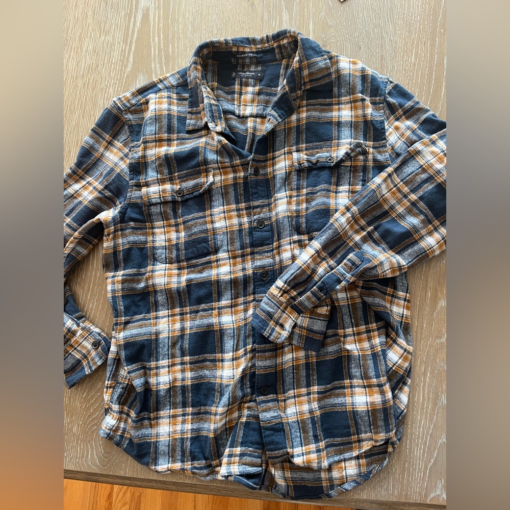 Lucky Brand Men’s Plaid Button Down